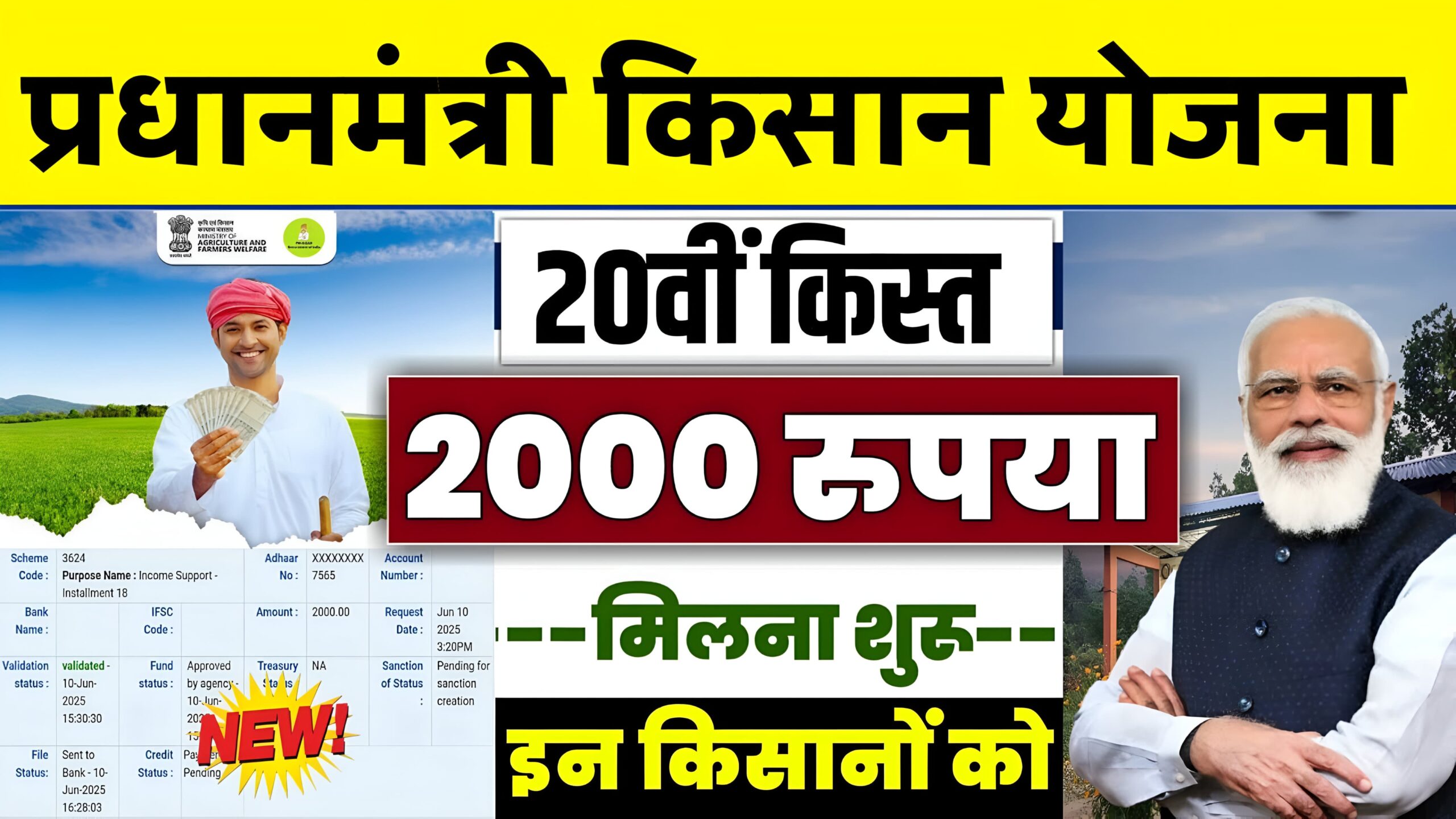 Pm Kisan 20th
